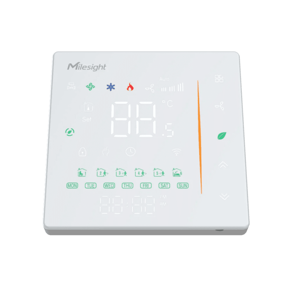 Milesight WT301 - Termostato LoRaWAN con relé para fan coil (On/Off) - Imagen 2