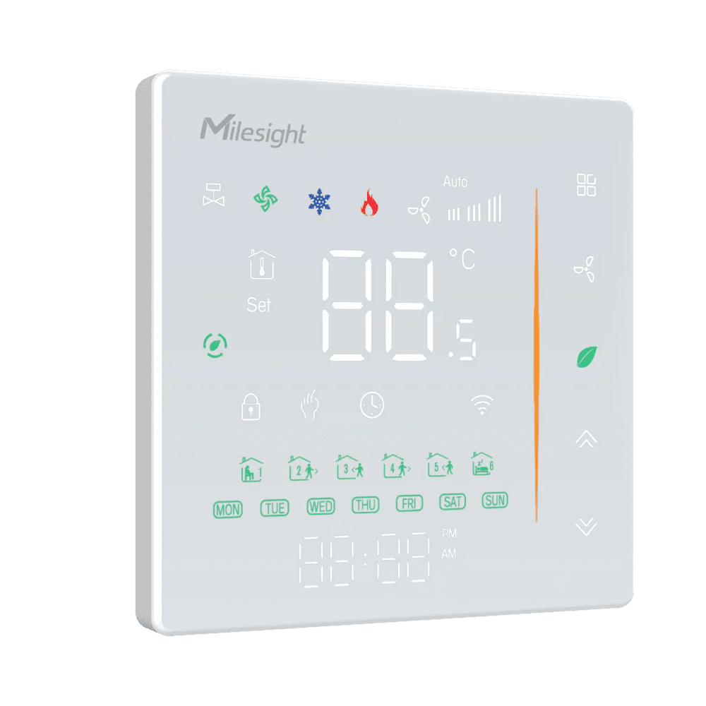 Milesight WT301 - Termostato LoRaWAN con relé para fan coil (On/Off) - Imagen 3