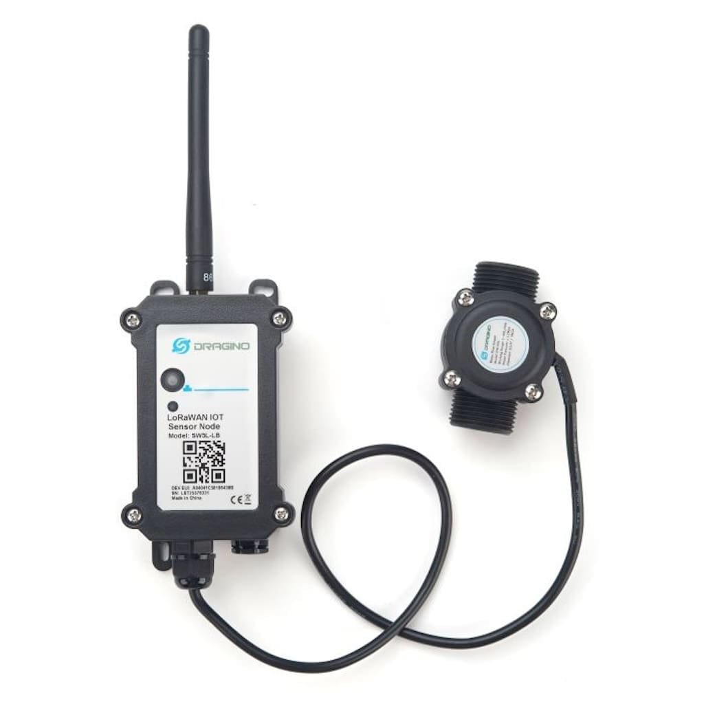 Dragino SW3L-006-LB-EU868 – Sensor de flujo de agua LoRaWAN G3/4" - Imagen 2