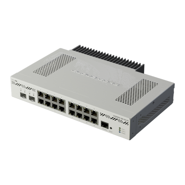 MikroTik CCR2004-16G-2S+PC - Router silencioso con 16 puertos Gigabit y 2 SFP+ - Imagen 2