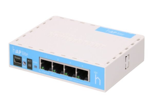 MikroTik hAP lite (RB941-2nD) - Router WiFi 2,4GHz, 4x RJ45 100Mb/s - Imagen 4