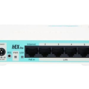 MikroTik hEX lite (RB750r2) - Router 5x RJ45 100Mb/s
