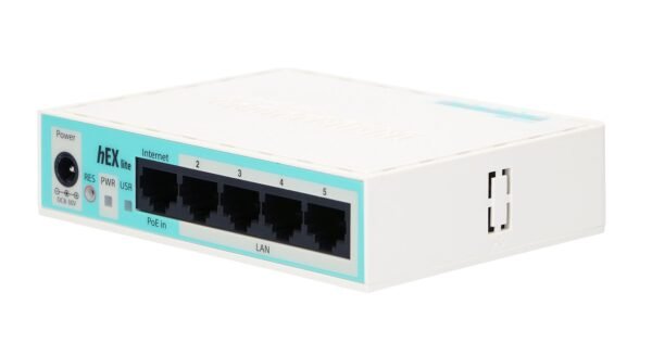 MikroTik hEX lite (RB750r2) - Router 5x RJ45 100Mb/s - Imagen 3