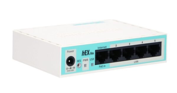 MikroTik hEX lite (RB750r2) - Router 5x RJ45 100Mb/s - Imagen 5