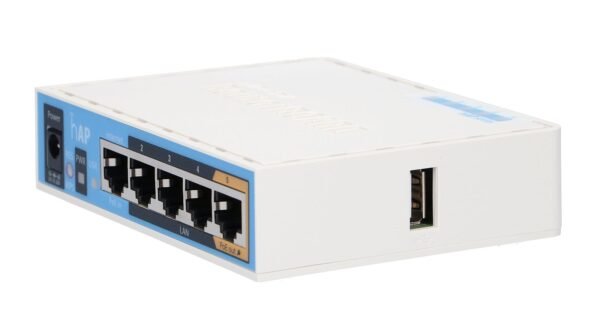 MikroTik hAP WiFi (RB951Ui-2nD) - Router WiFi 2,4GHz, 5x RJ45 100Mb/s - Imagen 2