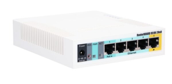 MikroTik RB951Ui-2HnD - Router WiFi 2,4GHz, 5x RJ45 100Mb/s, 1x USB - Imagen 5
