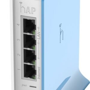 MikroTik hAP lite tower (RB941-2nD-TC) - Router WiFi 2,4GHz, 4x RJ45 100Mb/s
