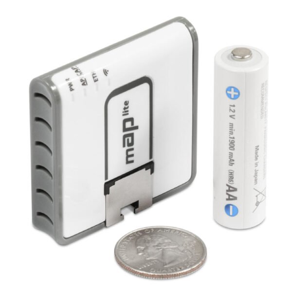 MikroTik mAP lite (RBmAPL-2nD) - Mini Router WiFi 2x2 MIMO, 2,4GHz, 1x RJ45 100Mb/s - Imagen 2