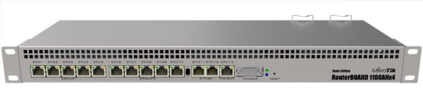 MikroTik RB1100AHx4 Dude Edition - Router 13x RJ45 1000Mb/s, 1x microSD, 2x SATA