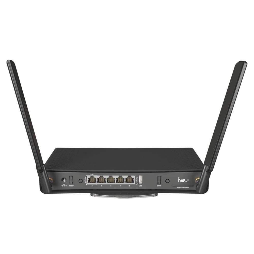 MikroTik hAP ax3 (C53UiG+5HPaxD2HPaxD) – Router WiFi 6 Dual Band con 4× RJ45 Gigabit y 1× RJ45 2.5Gb/s - Imagen 3