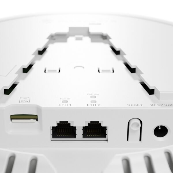 MikroTik cAP LTE12 ax (cAPGi-5HaxD2HaxD&EG12-EA) - Router techo LTE Cat. 12, WiFi 6, 2x GbE - Imagen 2
