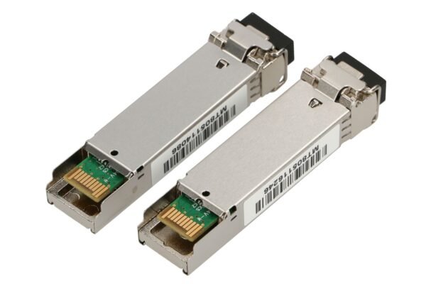 MikroTik S-3553LC20D - Módulo SFP 1,25Gb/s, 20km, Modo simple, Par (T1310nm/R1550nm) + (T1550nm/R1310nm) - Imagen 2
