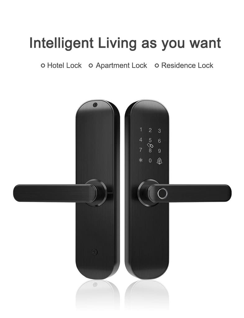 Cerradura inteligente WiFi Smartlife DL02W-R | Huella y código - Imagen 5