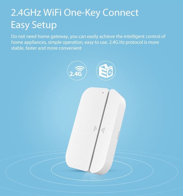 Sensor de puertas y ventanas WiFi Smartlife SML-DWS02W - Imagen 3