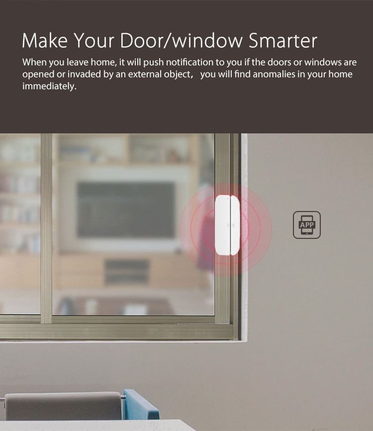Sensor de puertas y ventanas WiFi Smartlife SML-DWS02W - Imagen 8
