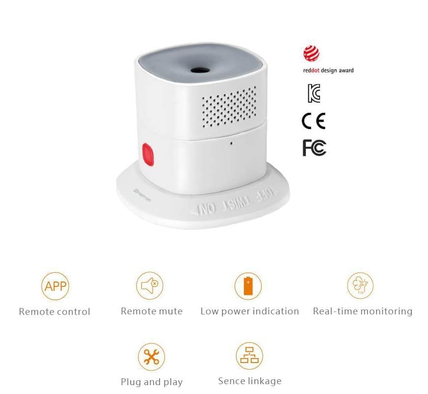 Detector de monóxido de carbono Zigbee Smartlife | Tuya - Imagen 2