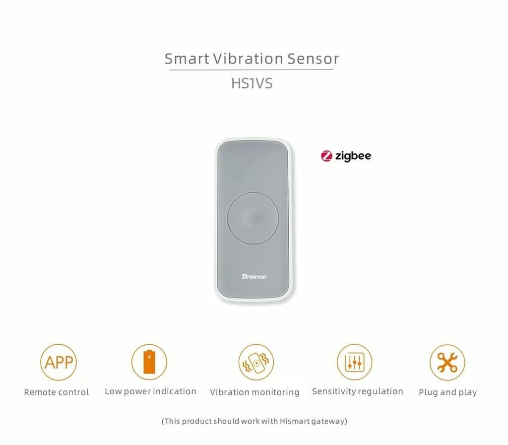 Sensor de vibración Zigbee Smartlife SML-HS1VS-TY | Tuya - Imagen 6