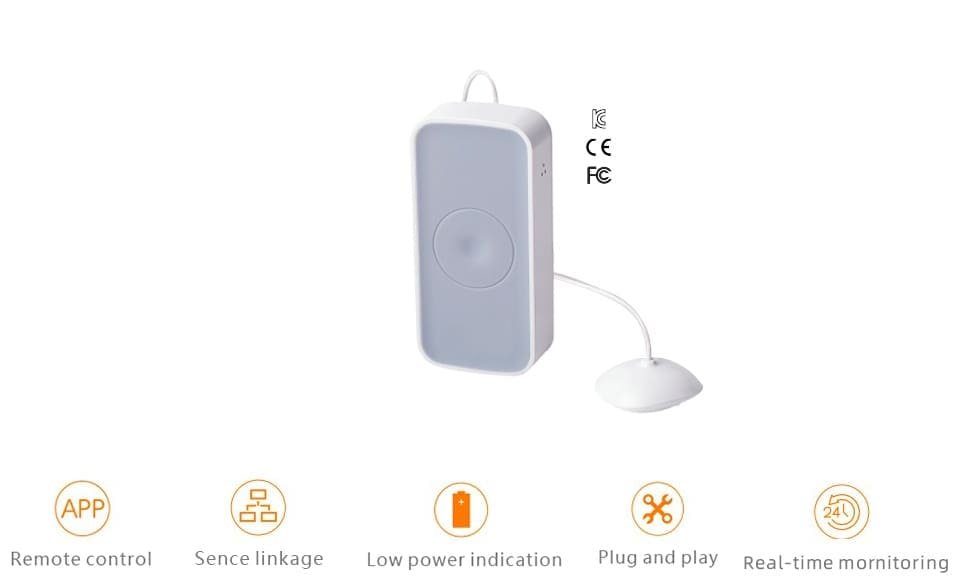 SmartLife HS1WL - Detector inteligente de fugas de agua | Zigbee - Imagen 3