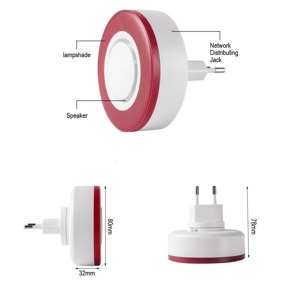Sirena Zigbee Smartlife HS2WD | Alarma inteligente Tuya - Imagen 3
