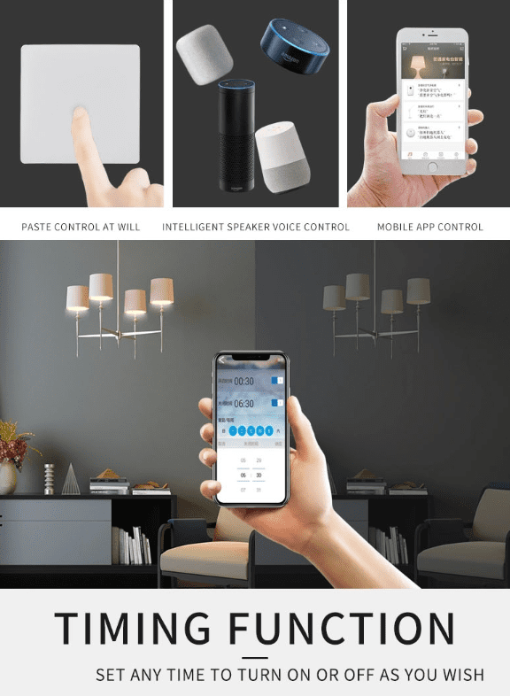 SmartLife PBS01ZBE - Interruptor inteligente zigbee 1 escena con batería - Imagen 6