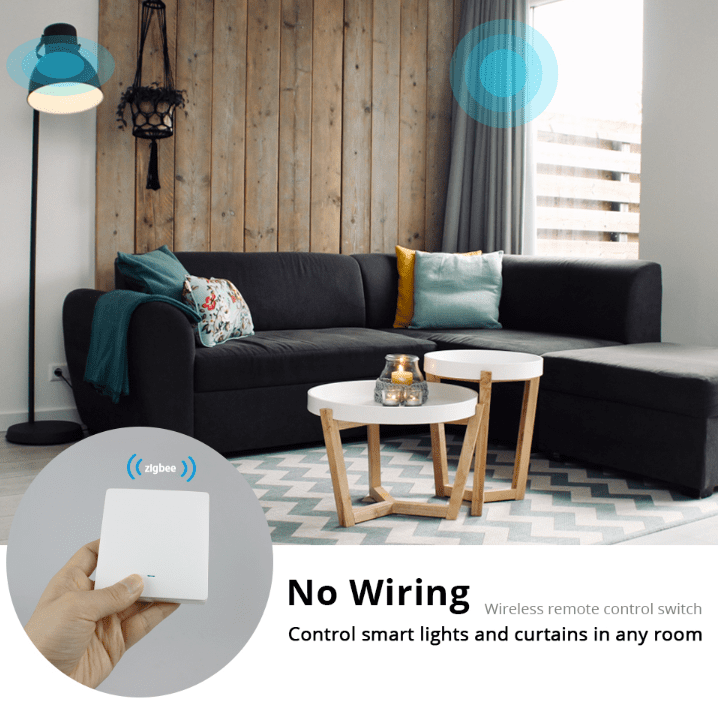 SmartLife PBS01ZBE - Interruptor inteligente zigbee 1 escena con batería - Imagen 7